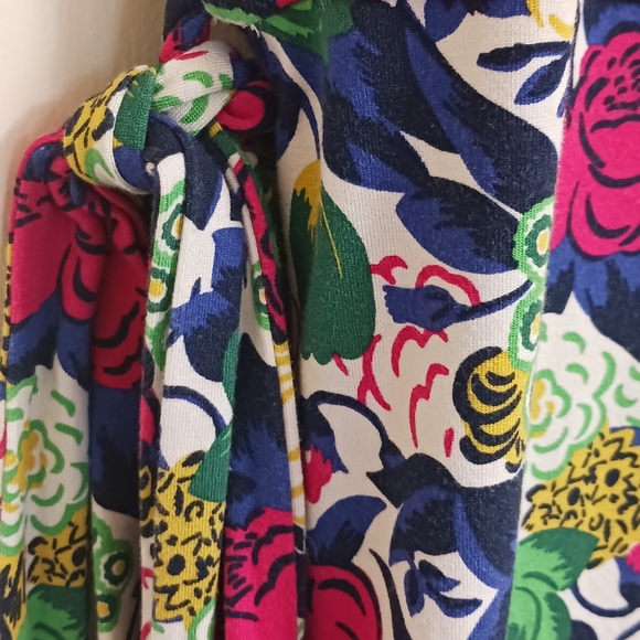 Boden Feminine Floral Wrap Dress Cottagecore Womens Size 10 Long - Picture 14 of 16